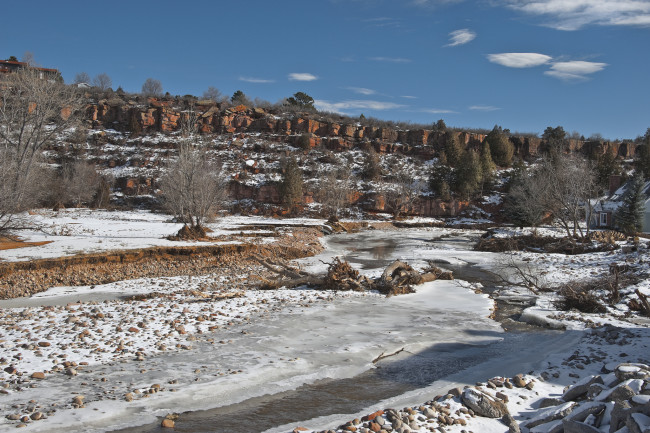 Обои картинки фото природа, зима, простор