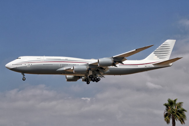 Обои картинки фото boeing 747, авиация, пассажирские самолёты, авиалайнер