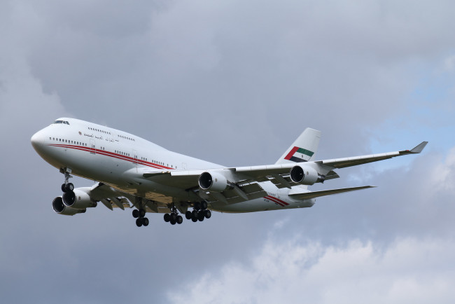 Обои картинки фото boeing 747, авиация, пассажирские самолёты, авиалайнер