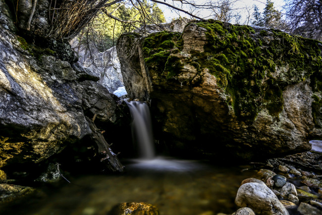 Обои картинки фото природа, водопады, простор