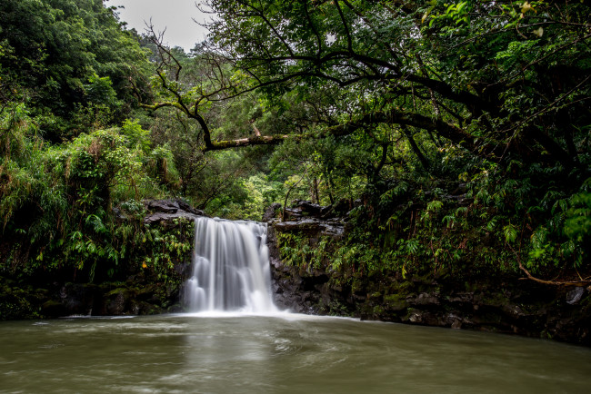 Обои картинки фото природа, водопады, простор