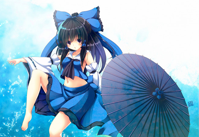 Обои картинки фото аниме, touhou, девушка