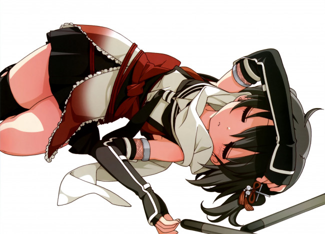 Обои картинки фото аниме, kantai collection, девушка