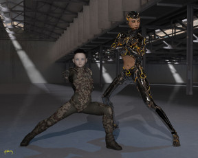 Картинка 3д+графика фантазия+ fantasy фон взгляд девушки