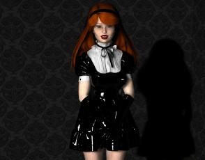 Картинка 3д+графика люди+ people фон взгляд девушка