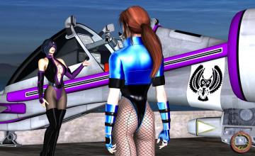 Картинка 3д+графика люди+ people фон взгляд девушки