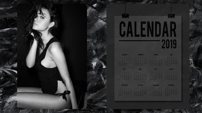 Обои картинки фото календари, девушки, взгляд, женщина