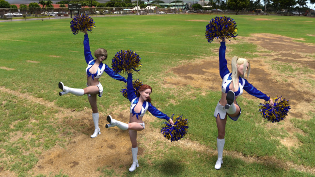 Обои картинки фото 3д графика, спорт , sport, девушки, взгляд, фон