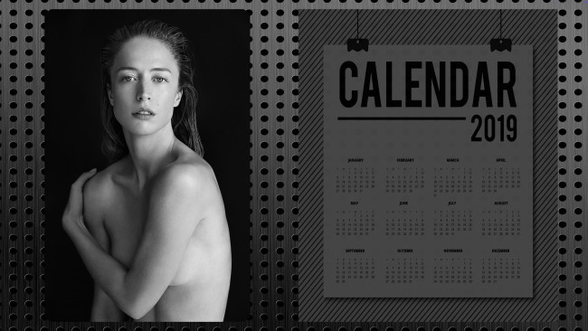 Обои картинки фото календари, девушки, взгляд, женщина