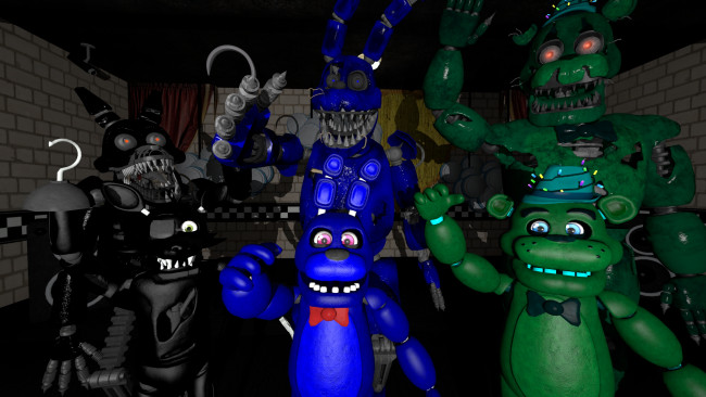 Обои картинки фото видео игры, five nights at freddy`s, five, nights, at, freddy's