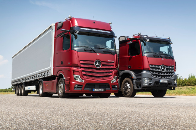 Обои картинки фото автомобили, mercedes trucks, mercedes, benz