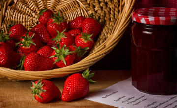 Картинка еда клубника +земляника