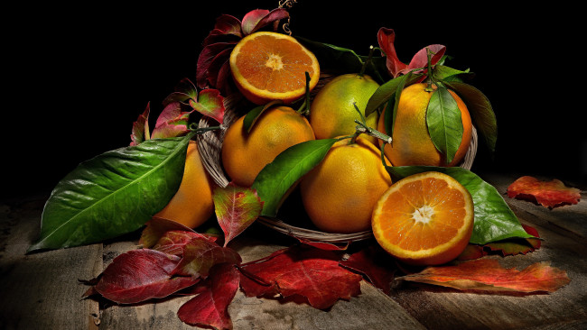 Обои картинки фото еда, цитрусы, апельсины