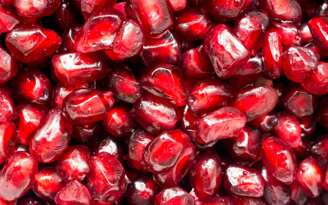 Обои картинки фото еда, гранат, зерна