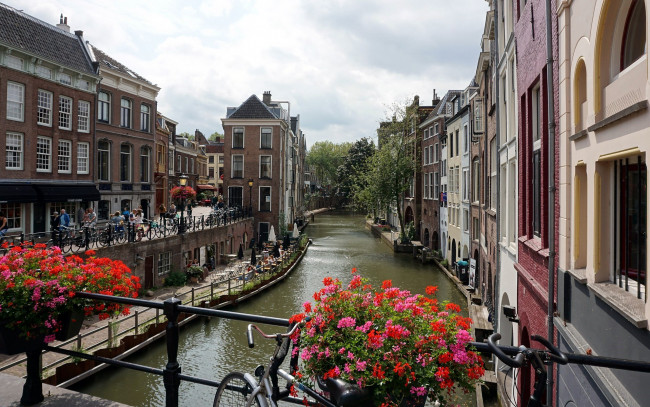 Обои картинки фото utrecht, netherlands, города, - улицы,  площади,  набережные