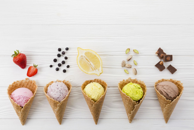 Обои картинки фото еда, мороженое,  десерты, ассорти