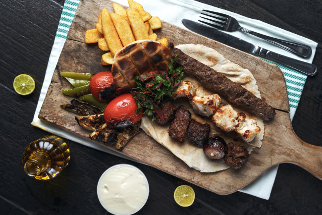 Обои картинки фото еда, шашлык,  барбекю, снедь