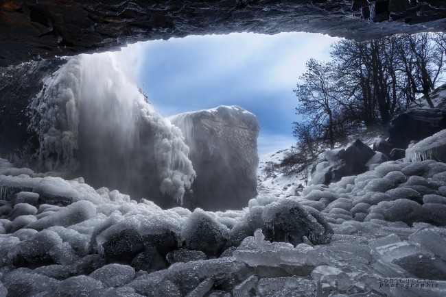 Обои картинки фото природа, зима, простор