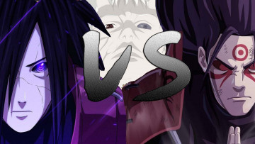 Картинка аниме naruto учиха мадара сенджу хаширама лица