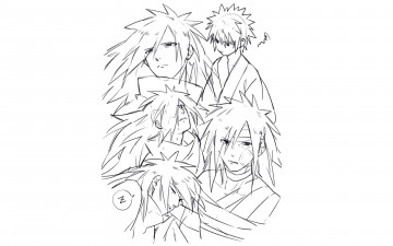 Картинка аниме naruto учиха мадара