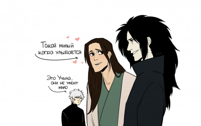 Обои картинки фото аниме, naruto, сенджу, тобирама, хаширама, учиха, мадара