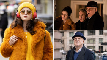 Картинка кино+фильмы only+murders+in+the+building+ сериал девушка шапка наушники шуба мужчины