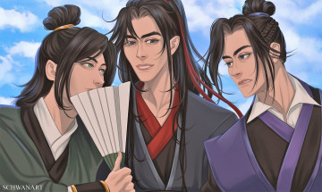 Картинка рисованное кино +мультфильмы не хуайсан вэй усянь цзян чэн