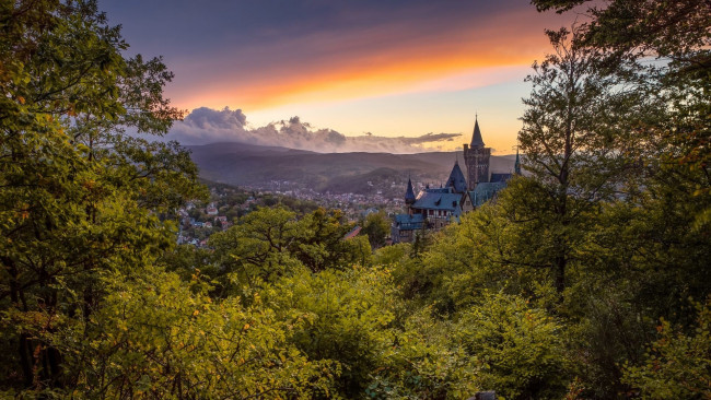 Обои картинки фото wernigerode castle, города, замки германии, wernigerode, castle