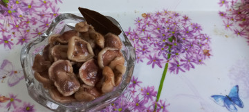 обоя еда, грибы,  грибные блюда, маринованные, маслята