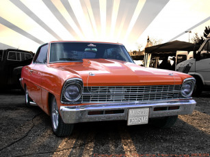 Картинка chevrolet nova автомобили выставки уличные фото