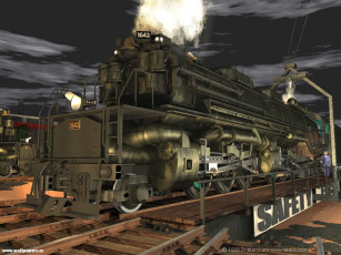 обоя техника, паровозы