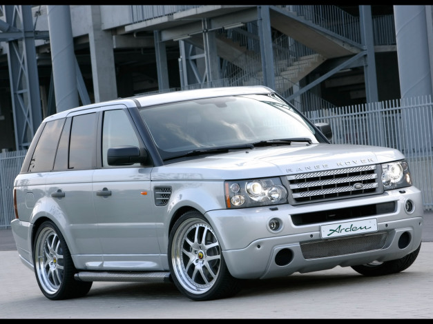 Обои картинки фото range, rover, arden, sport, 2006, автомобили