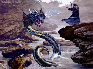 Картинка фэнтези драконы