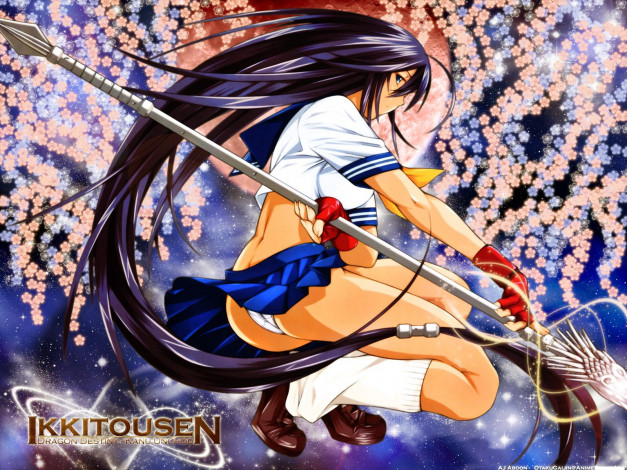 Обои картинки фото аниме, ikki, tousen