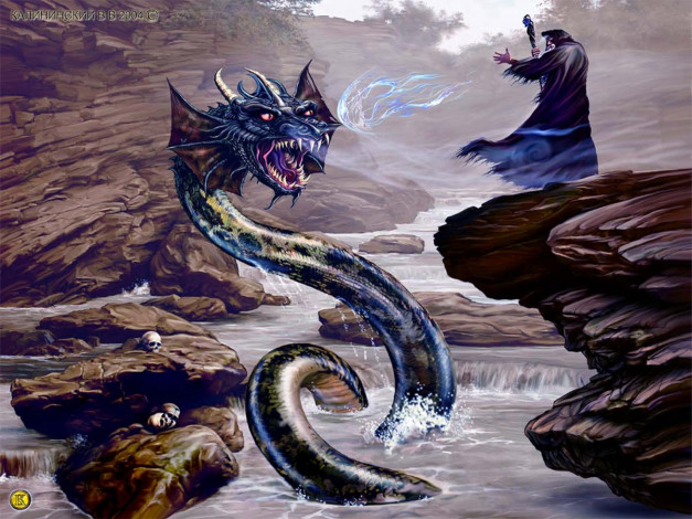 Обои картинки фото фэнтези, драконы