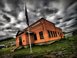 Картинка города здания дома