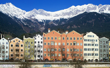 обоя innsbruck, austria, города, панорамы