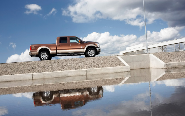 Обои картинки фото 2011, ford, series, super, duty, автомобили