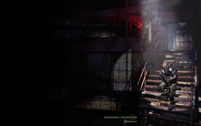 Обои картинки фото call, of, duty, modern, warfare, видео, игры