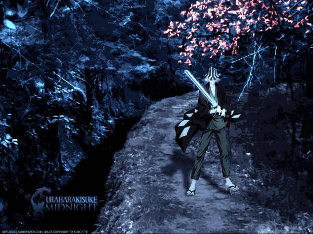 Обои картинки фото аниме, bleach, kisuke, urahara