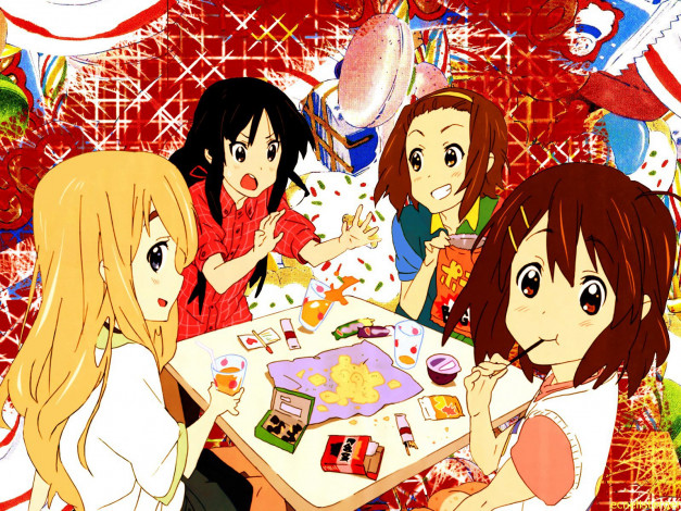 Обои картинки фото аниме, on