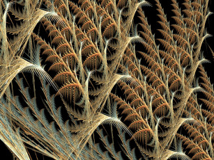 Картинка 3д графика fractal фракталы абстракция узор