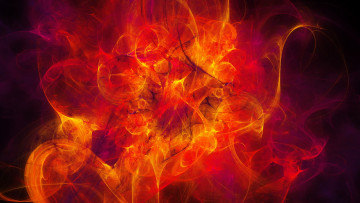 Картинка 3д графика abstract абстракции тёмный красный