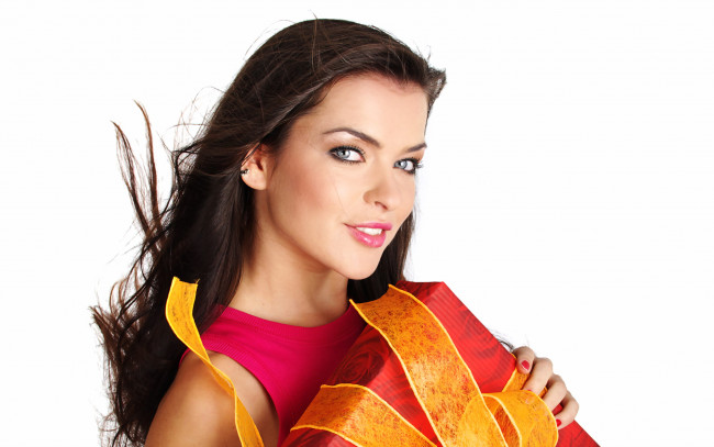 Обои картинки фото -Unsort Лица Портреты, девушки, unsort, лица, портреты, подарок, улыбка