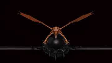 Картинка 3д графика creatures существа цвета фон узор