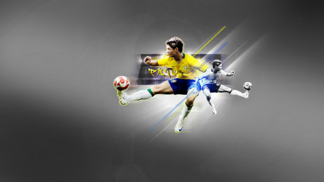 Обои картинки фото спорт, футбол, игра, мяч