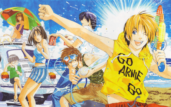 Обои картинки фото аниме, hikaru, no, go