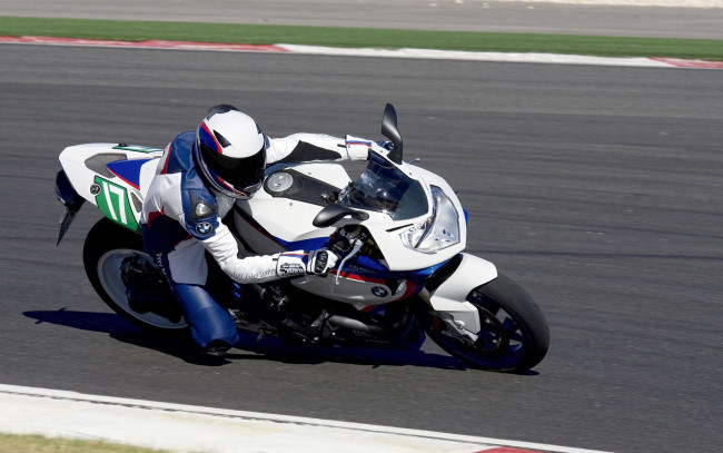 Обои картинки фото спорт, мотоспорт, bmw, гонки, трек