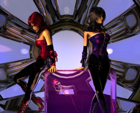 Картинка 3д+графика фантазия+ fantasy взгляд девушки