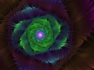 Картинка 3д+графика фракталы+ fractal фон узор цвета